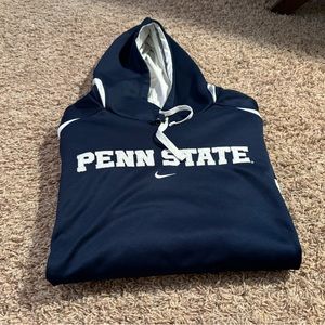 PENN STATE NIKE THERMAFIT NAVY SWEATSHIRT SIZE LARGE